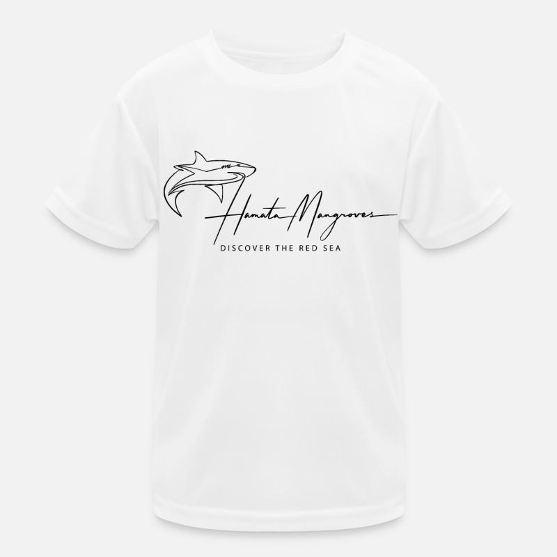 Logo lettering black Kids Functional T-Shirt