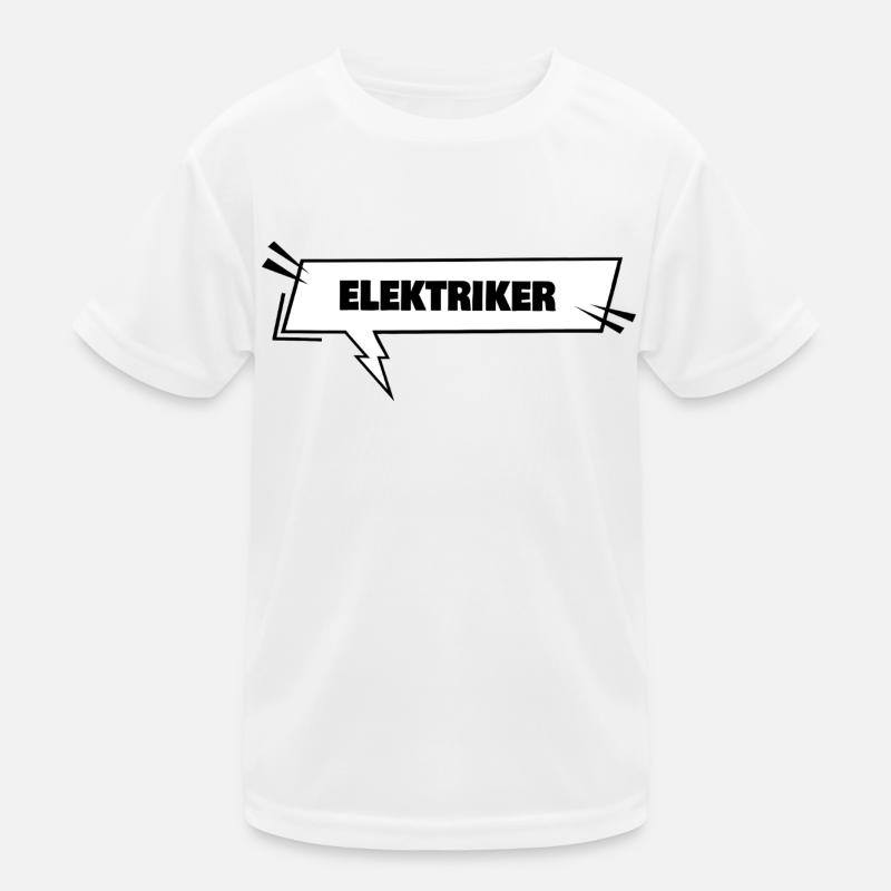 Bildung Elektriker Kinder Funktions-T-Shirt