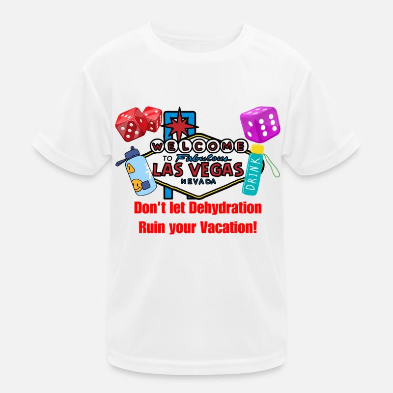 "Don't let Dehydration Ruin your Vacation" Kids Functional T-Shirt