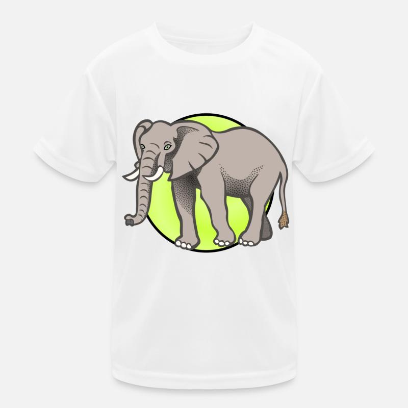 Elephant Elephant Circus Kids Functional T-Shirt
