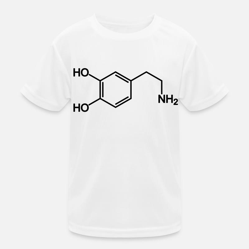 Dopamine - Kinder Funktions-T-Shirt - Weiß