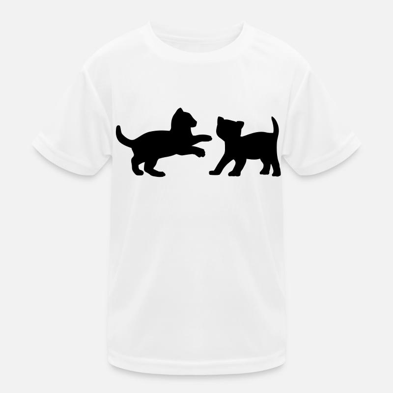Deux chatons jouant T-shirt sport Enfant