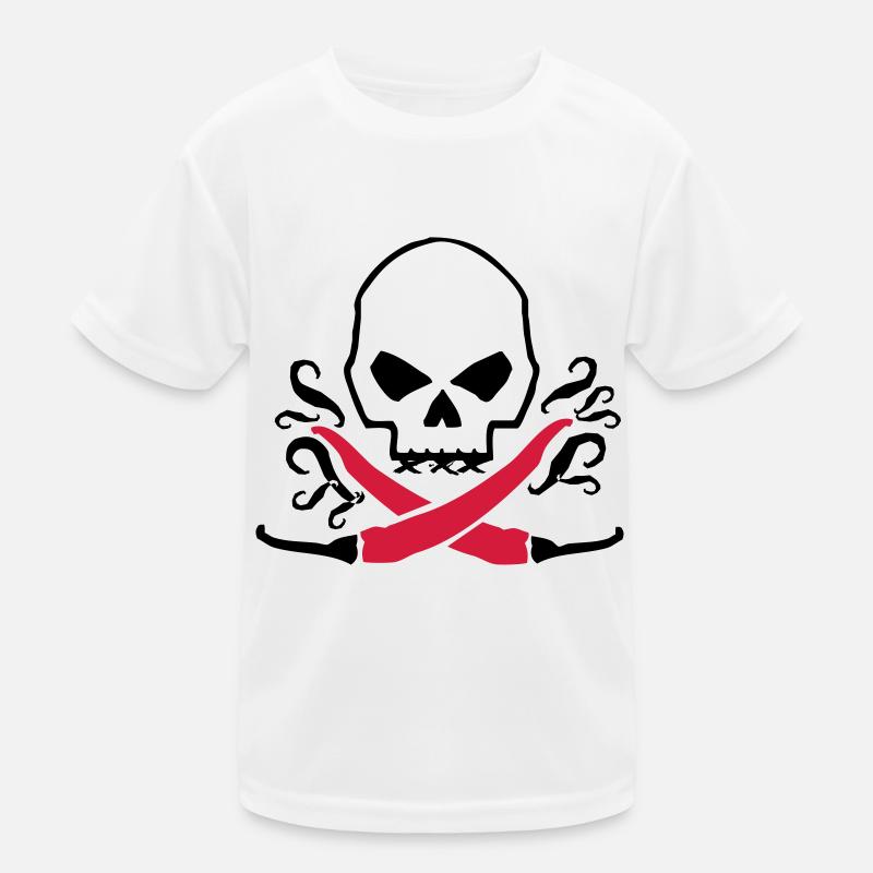 Chilli skull Kinder Funktions-T-Shirt