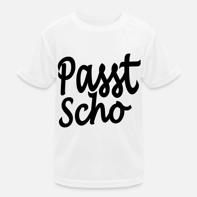 passt scho Kinder Funktions-T-Shirt