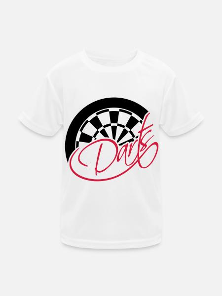 Darts Board Logo Design - T-shirt sport Enfant - blanc - Devant