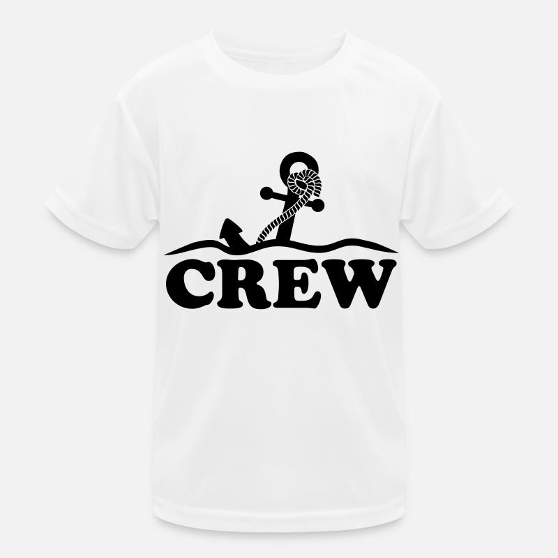 Ancre sous l'eau vagues conception d'équipage T-shirt sport Enfant
