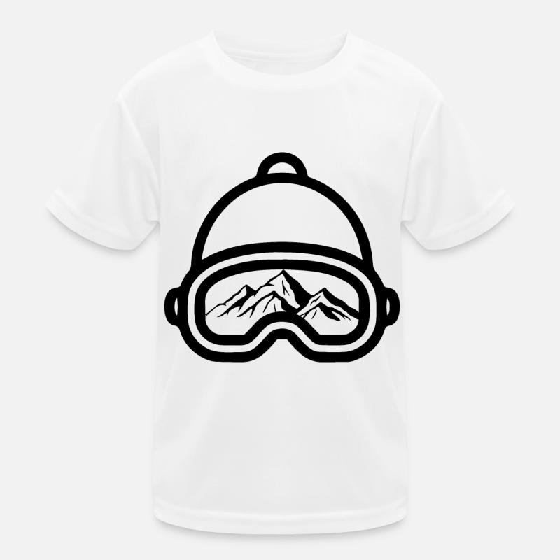 Snowboard Snowboarder Kinder Funktions-T-Shirt
