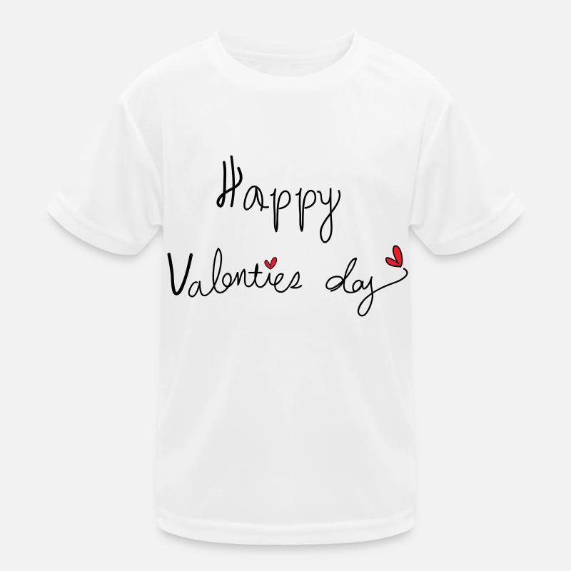 Bonne Saint-Valentin typo c2 T-shirt sport Enfant