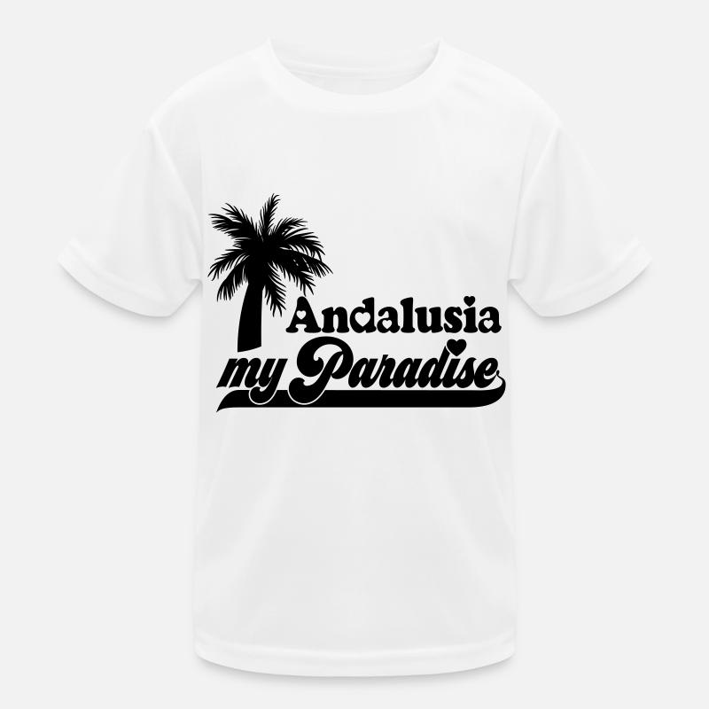 Farbe änderbar | Andalusia Paradise Andalusien Kinder Funktions-T-Shirt
