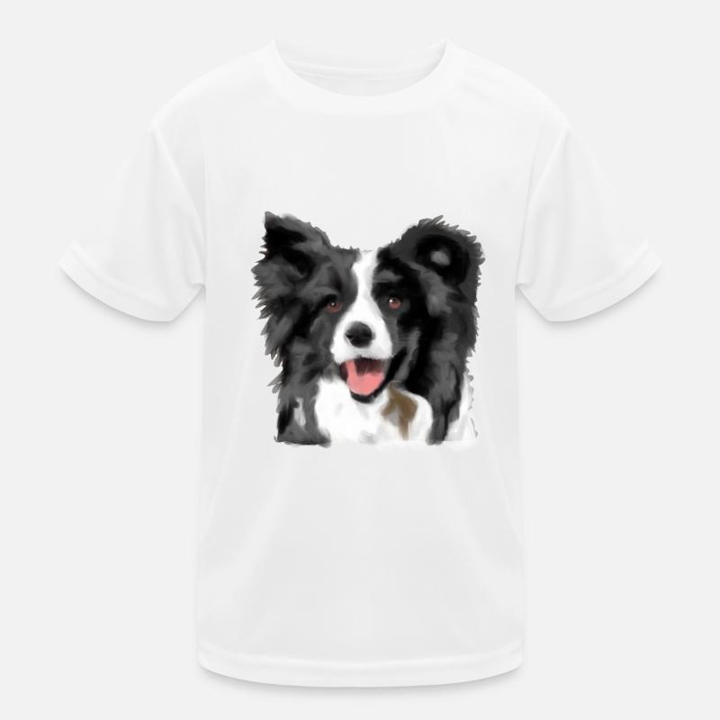 Border Collie Kids Functional T-Shirt