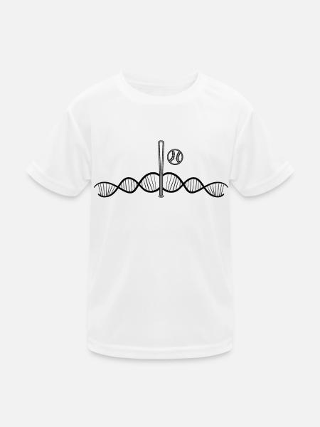 Baseball Geschenk Baseballspiel Baseballliebhaber - Kinder Funktions-T-Shirt - Weiß