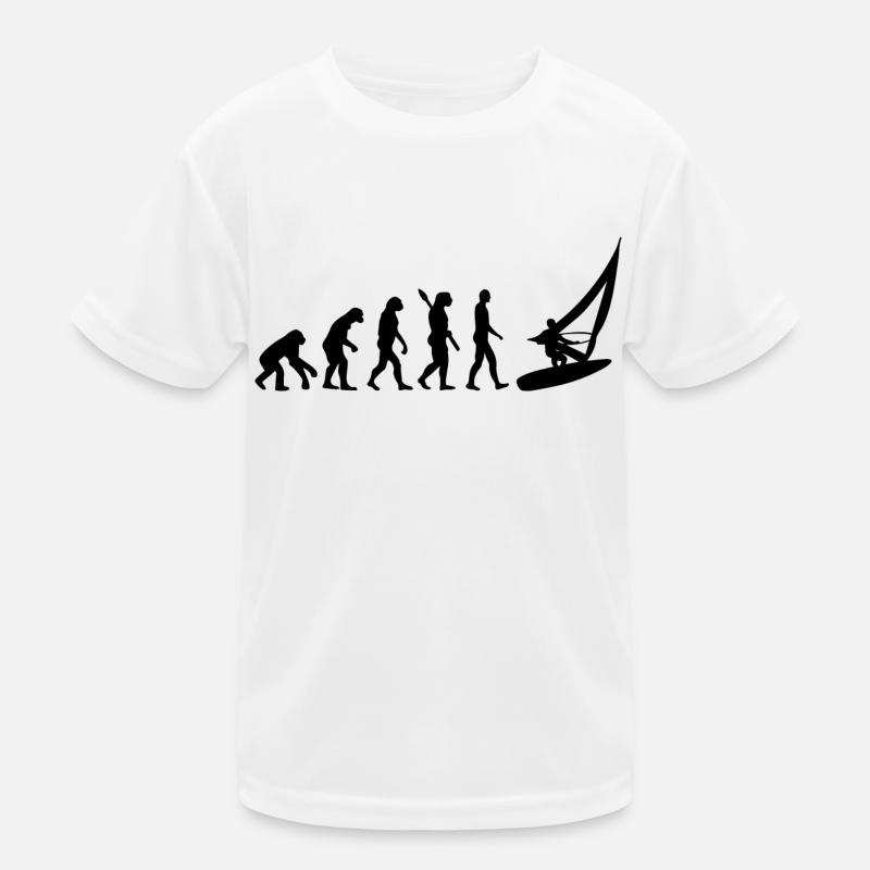 Evolution Graphic Sailboat Captain Sailing Sea Boa Kinder Funktions-T-Shirt