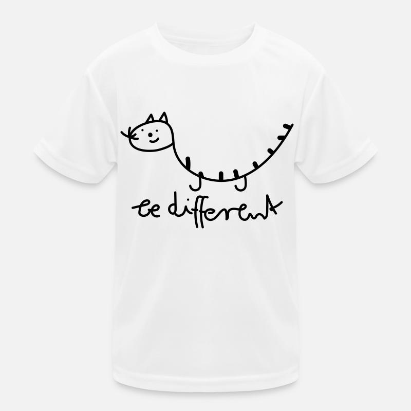 Be different cat Kids Functional T-Shirt