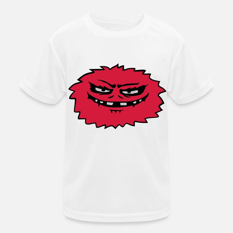 Hairy Evil Monster Comic Kids Functional T-Shirt