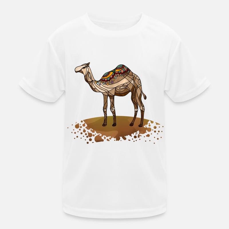 Kamel Kinder Funktions-T-Shirt