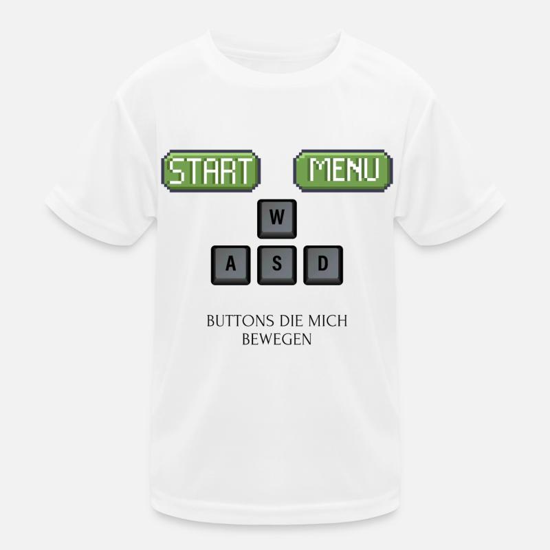 gaming x buttons Kinder Funktions-T-Shirt