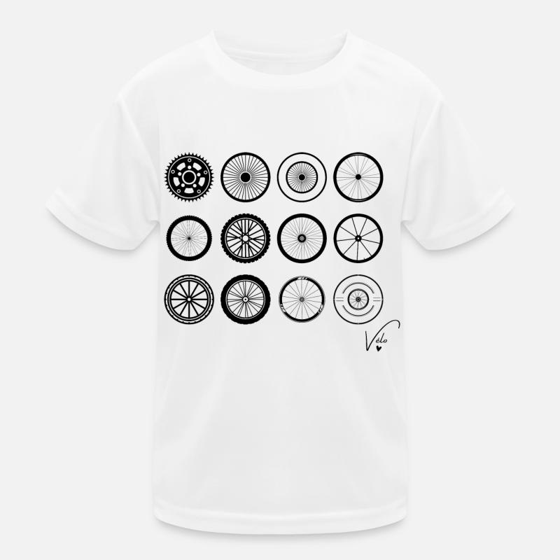 bicycle wheels Kids Functional T-Shirt