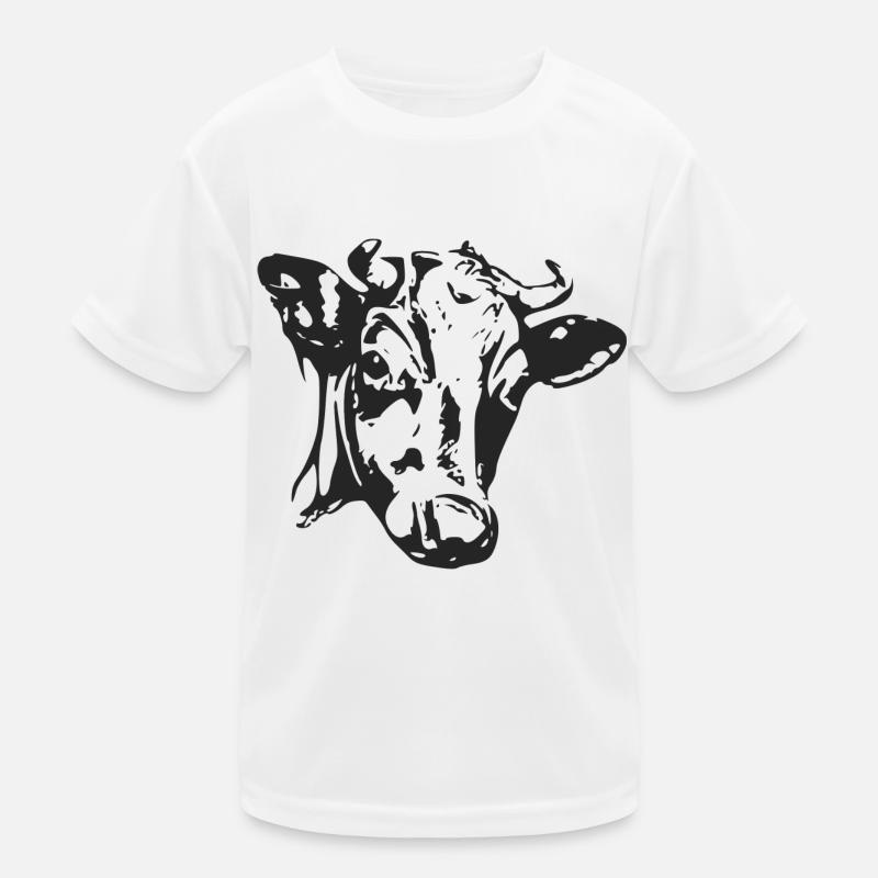 La tête de vache T-shirt sport Enfant