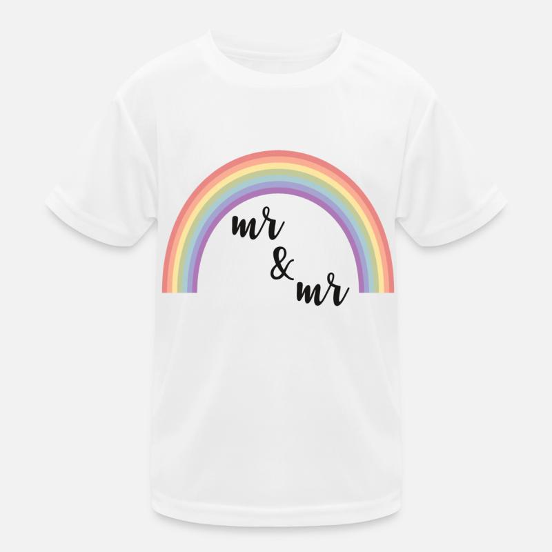 M. et M. Rainbow Gift T-shirt sport Enfant