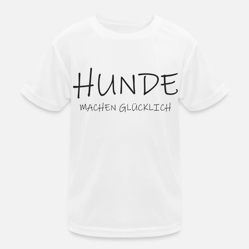 Hunde machen glücklich Kinder Funktions-T-Shirt
