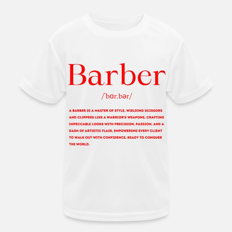 Définition du barbier T-shirt sport Enfant