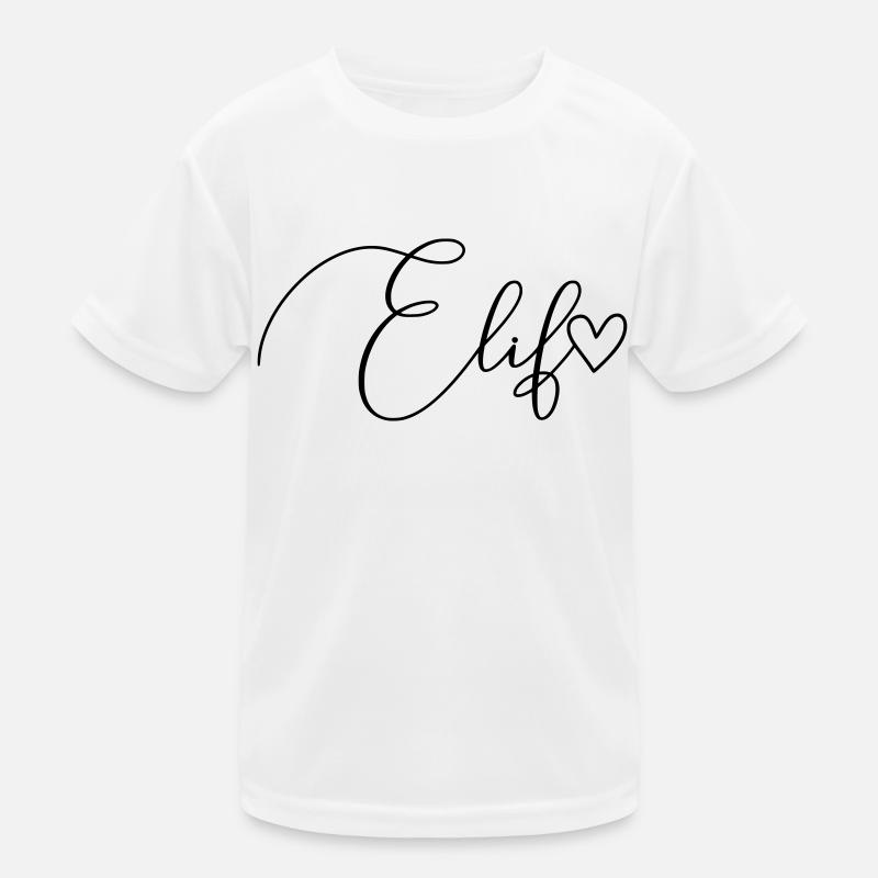 Elif Name Vorname Mädchen Kinder Funktions-T-Shirt