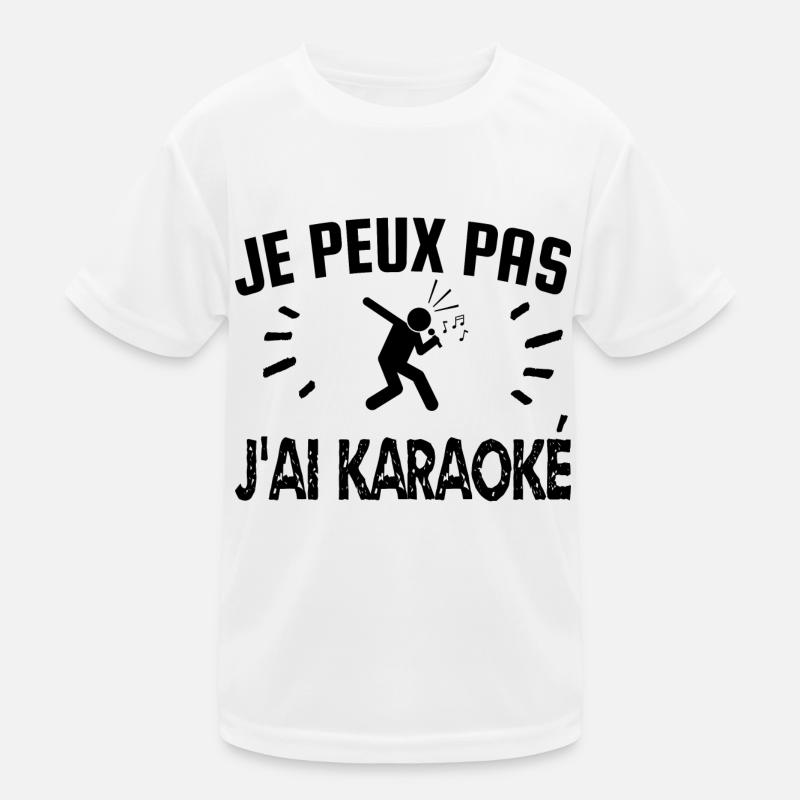 je peux pas j'ai karaoké T-shirt sport Enfant