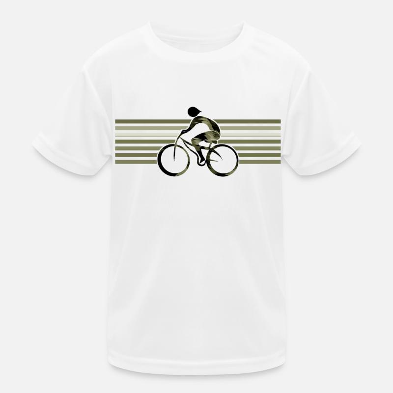 Radfahrer Kinder Funktions-T-Shirt
