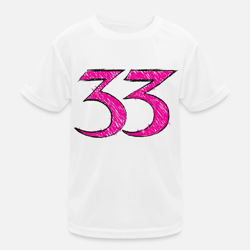 33 Master Number Kids Functional T-Shirt