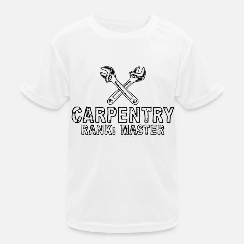 Carpentry Rank Master 4 Kids Functional T-Shirt