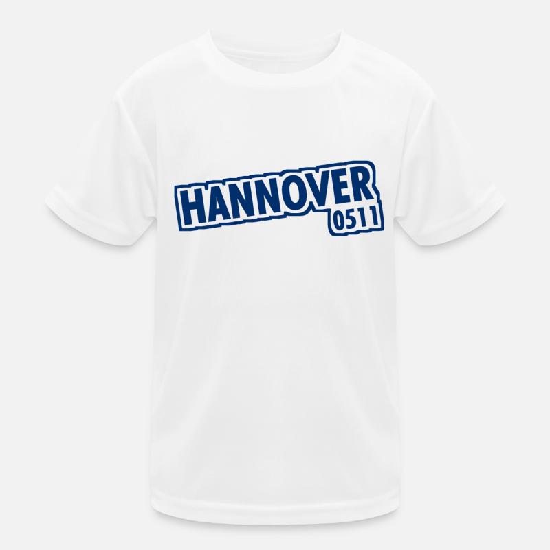 Hanover - 0511 - Area Code - Lower Saxony Kids Functional T-Shirt