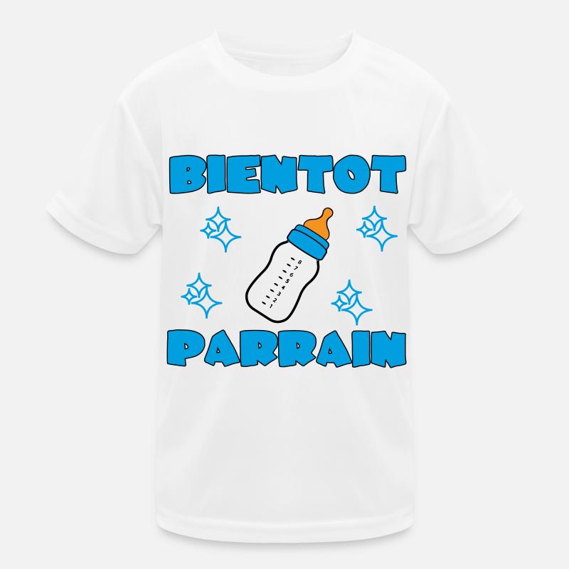 SOON TO BE A GODFATHER - Kids Functional T-Shirt - white