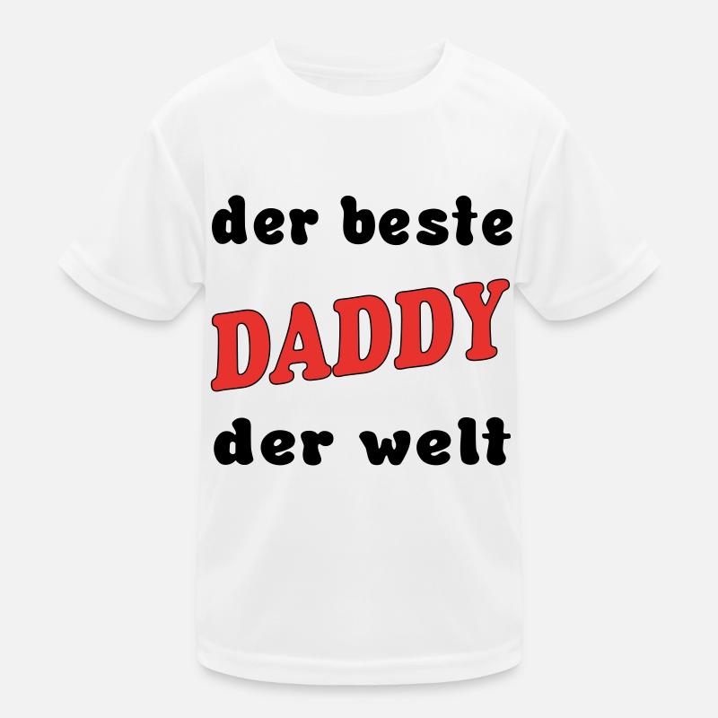 Der beste DADDY PAPA der welt Kids Functional T-Shirt
