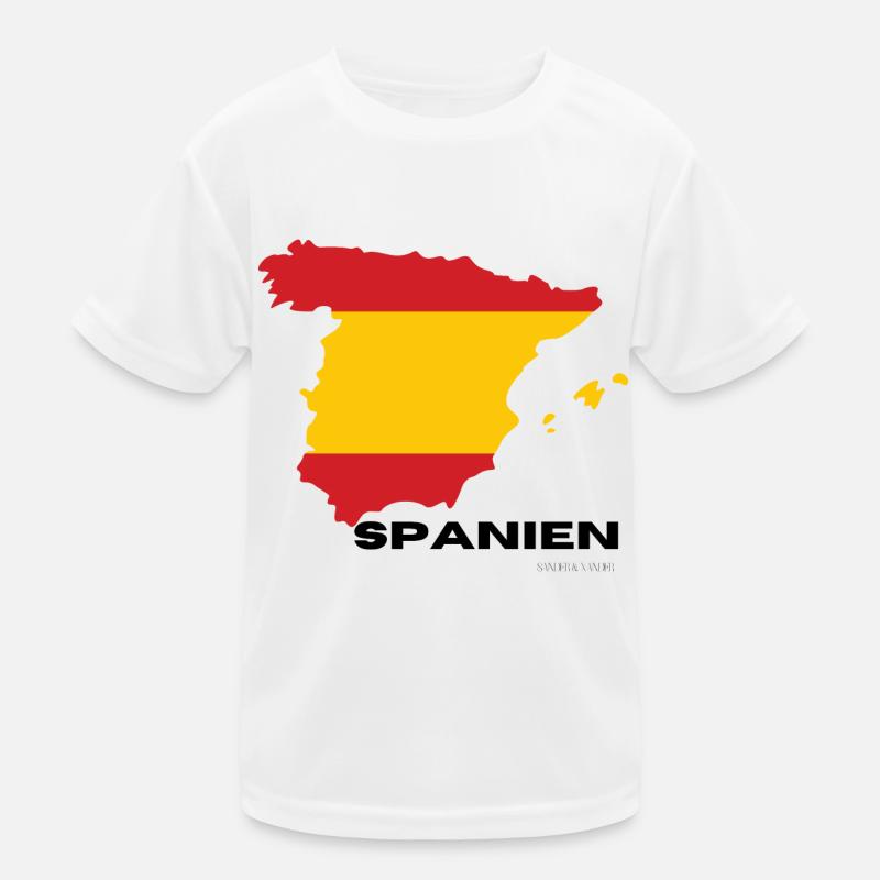 Spanien Kinder Funktions-T-Shirt
