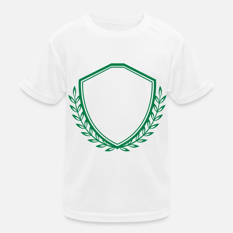 Crest Emblem Kids Functional T-Shirt