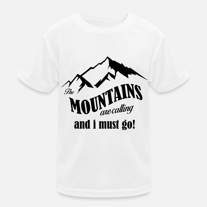 mountains are calling Kopie Kinder Funktions-T-Shirt