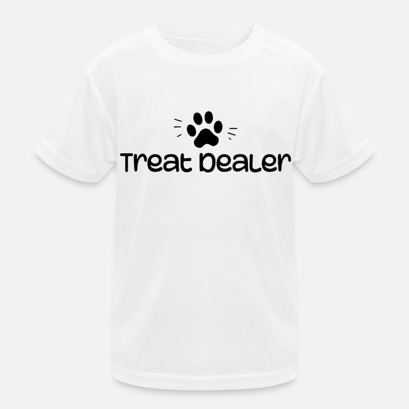 Hundeleckerli Händler Lustiger Humor Hundebesitzer Hundeleckerlis Kinder Funktions-T-Shirt