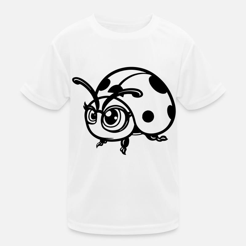 maikäfer comic - Kinder Funktions-T-Shirt - Weiß