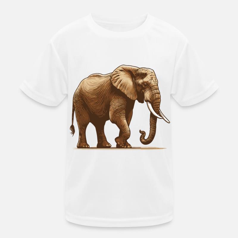 Éléphant T-shirt sport Enfant