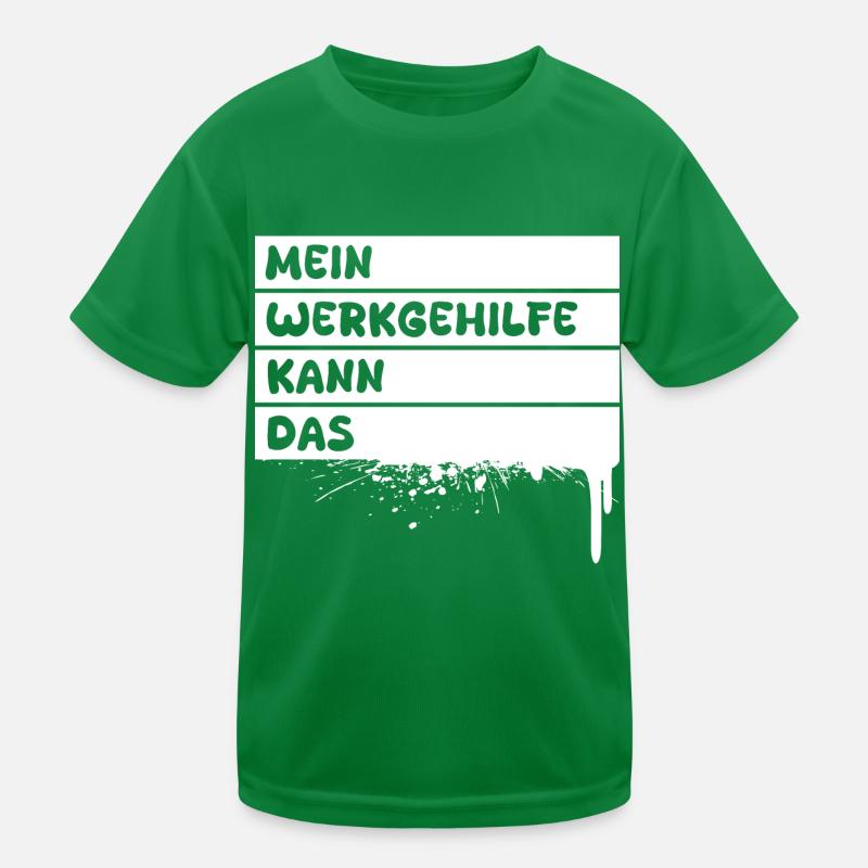 Beruf Werkgehilfe Kinder Funktions-T-Shirt