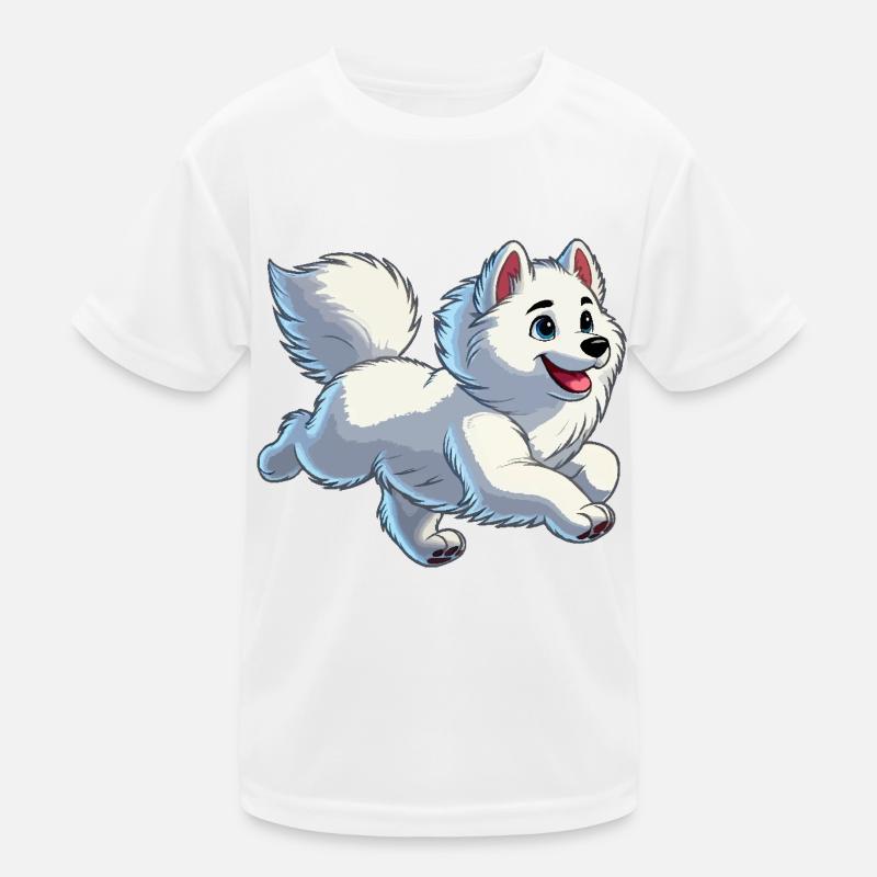 Samojede jung Kinder Funktions-T-Shirt