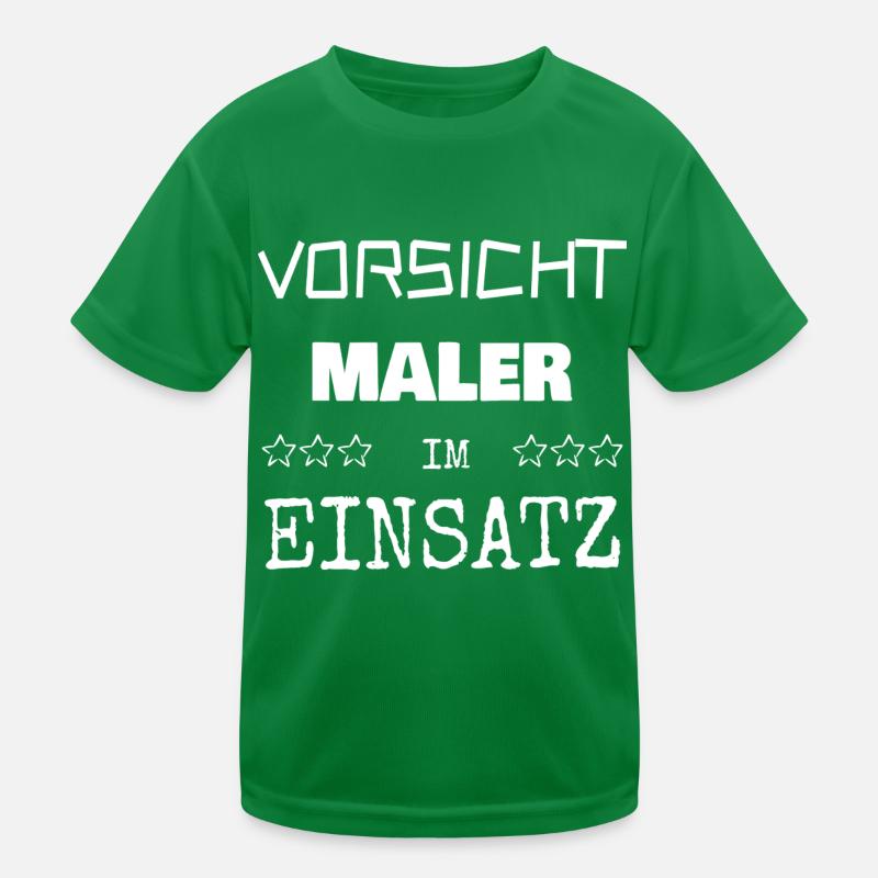 Berufung Maler Kinder Funktions-T-Shirt