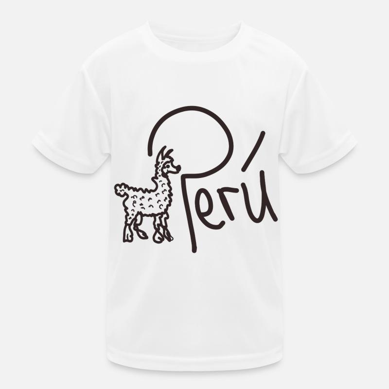 Peru handschrift mit tier Kinder Funktions-T-Shirt