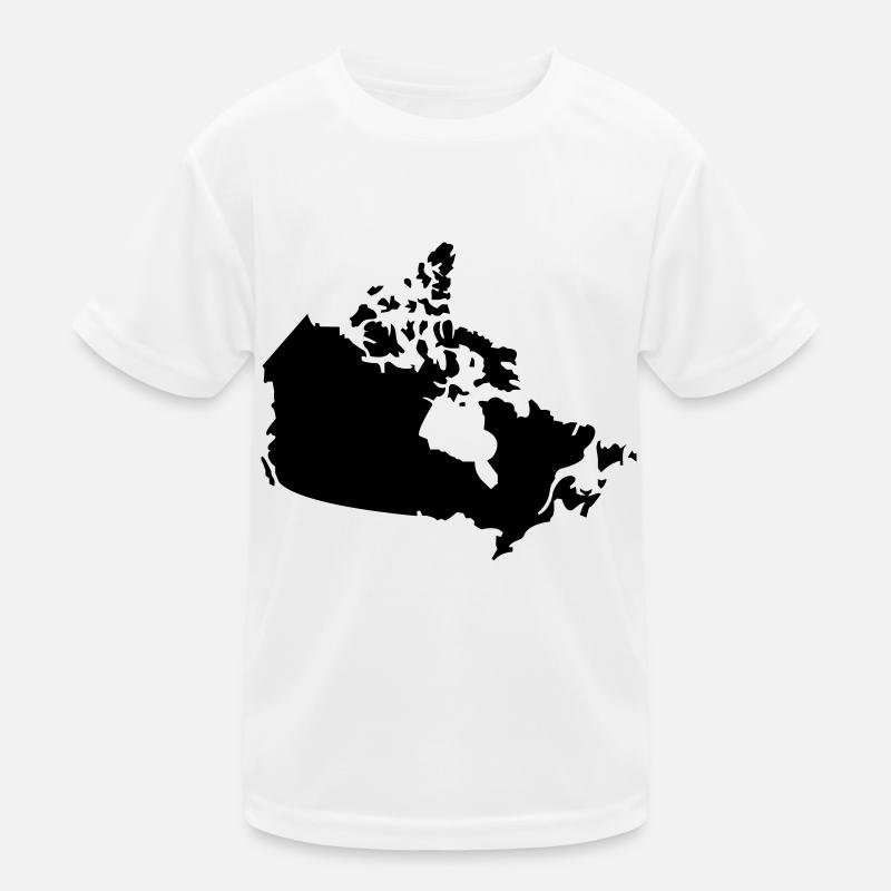 Pays du Canada T-shirt sport Enfant