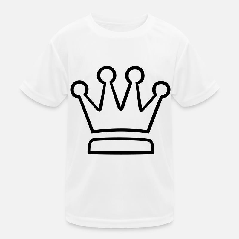 Crown (crown) 04.0 - Kids Functional T-Shirt - white