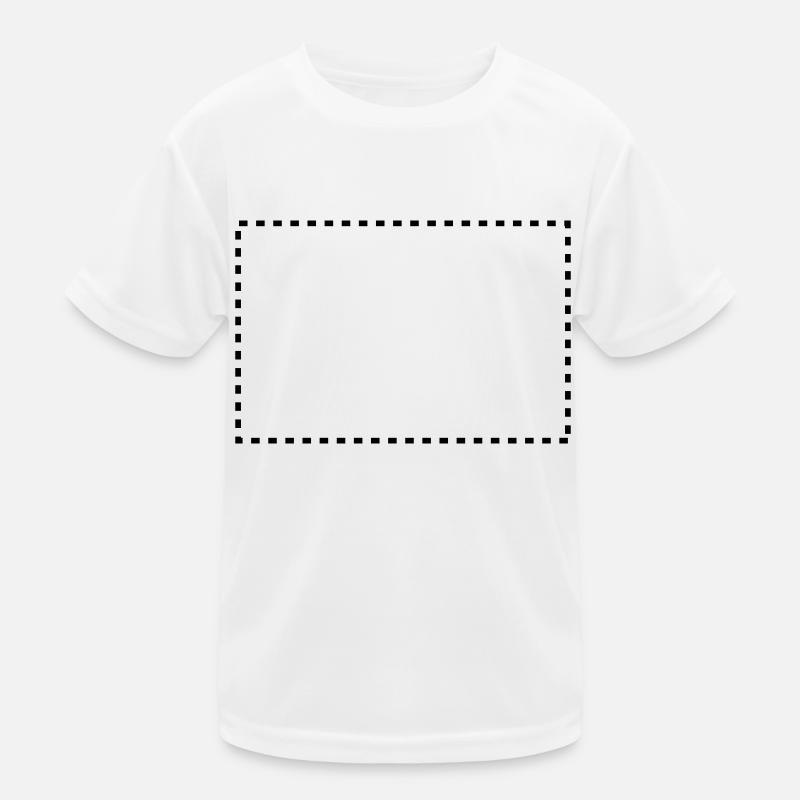 dashed_square_1c Kids Functional T-Shirt