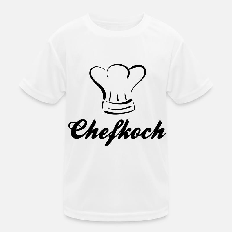 chef cook Kids Functional T-Shirt