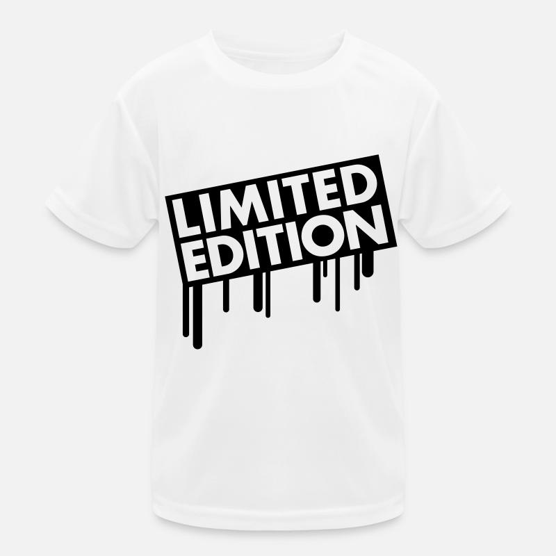 Cool Limited Edition with Graffiti Drop Stamp Kids Functional T-Shirt