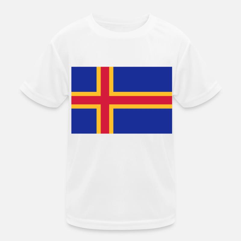 drapeau_aland T-shirt sport Enfant
