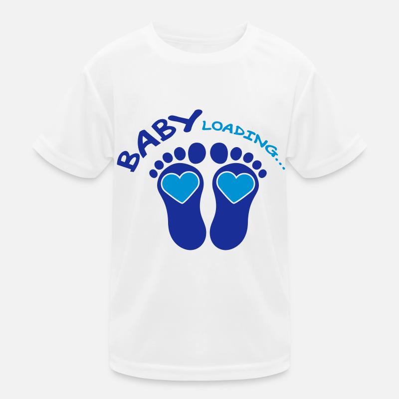 Baby Loading Blue T-shirt sport Enfant